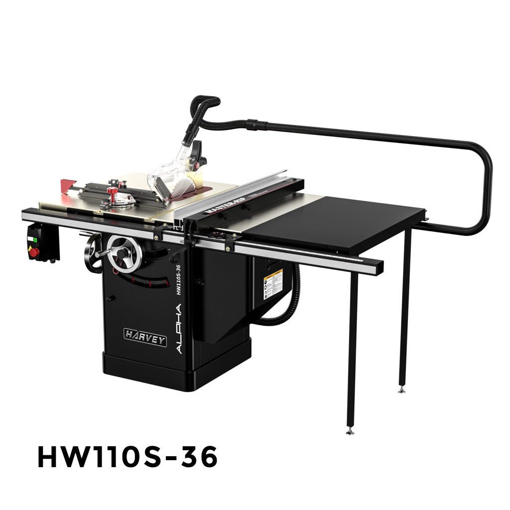 海威HW110S-36/52/36P/52P 10″ 超級(jí)木工臺(tái)鋸